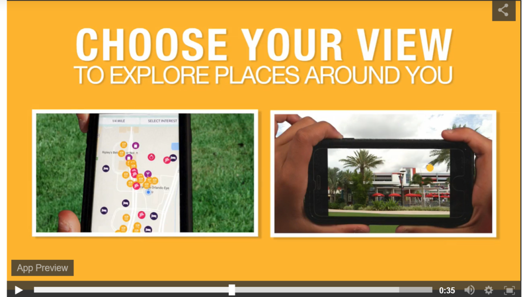 Choose your view to explore places around you through 360 degree virtual reality